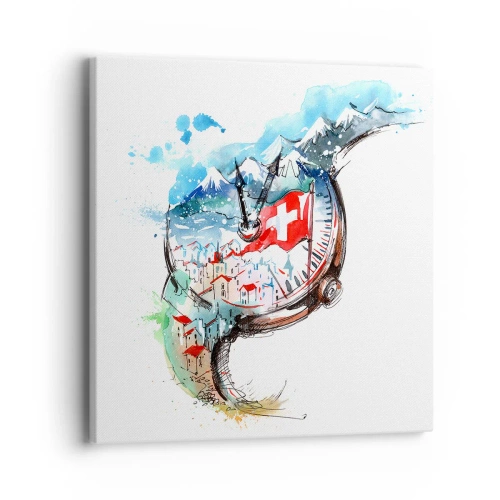 Canvas picture - Spirit of Switzerland - 40x40 cm