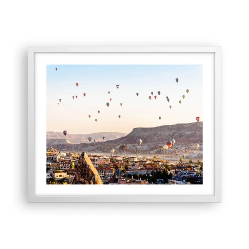 Poster in white frmae - Like Ships in the Sky - 50x40 cm