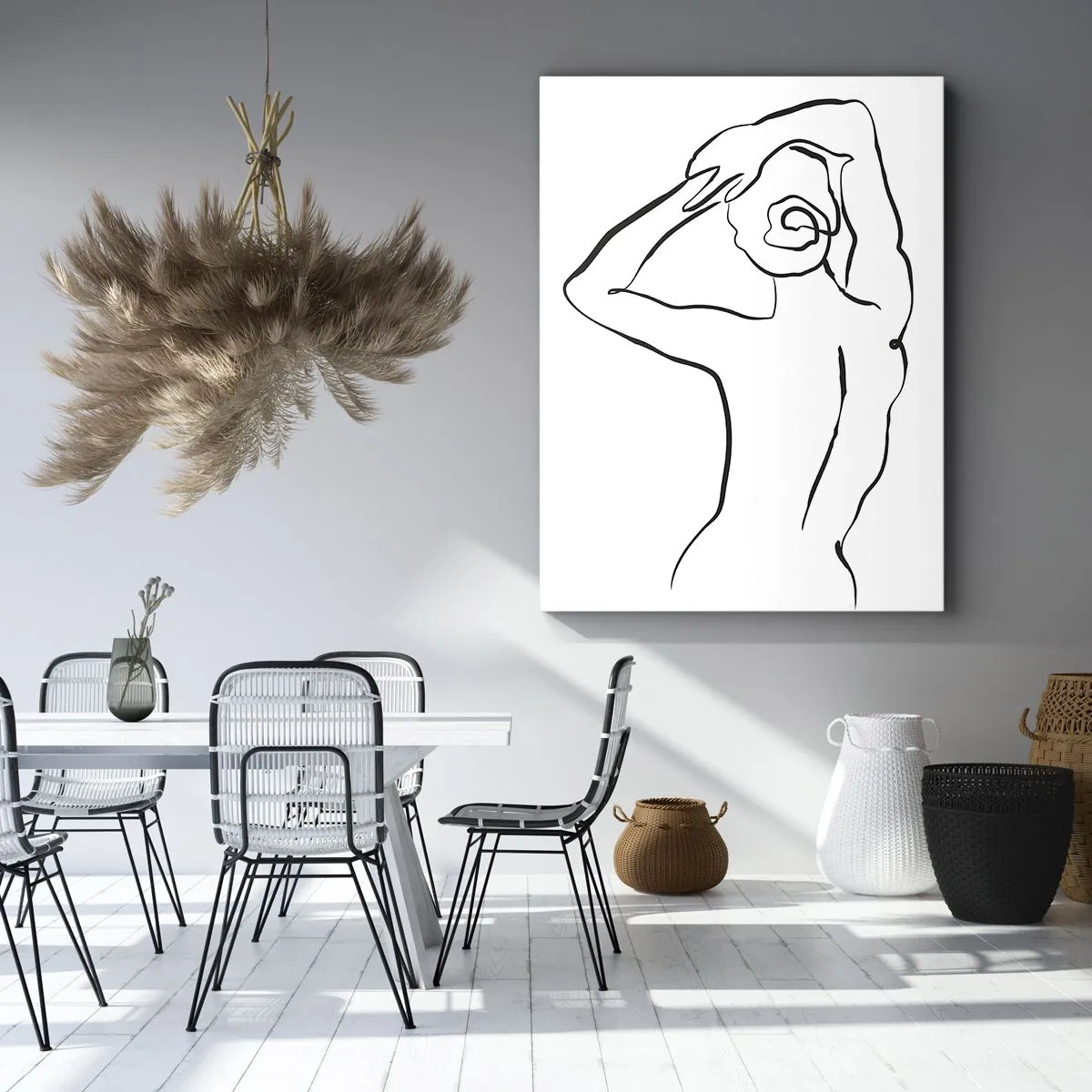 Canvas picture - Nude in the Morning - 80x120 cm