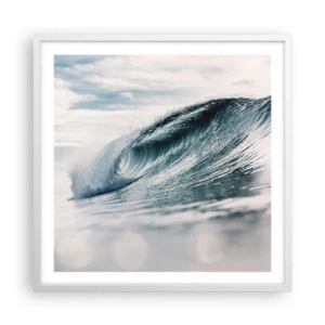 Poster in white frmae - Water Summit - 60x60 cm