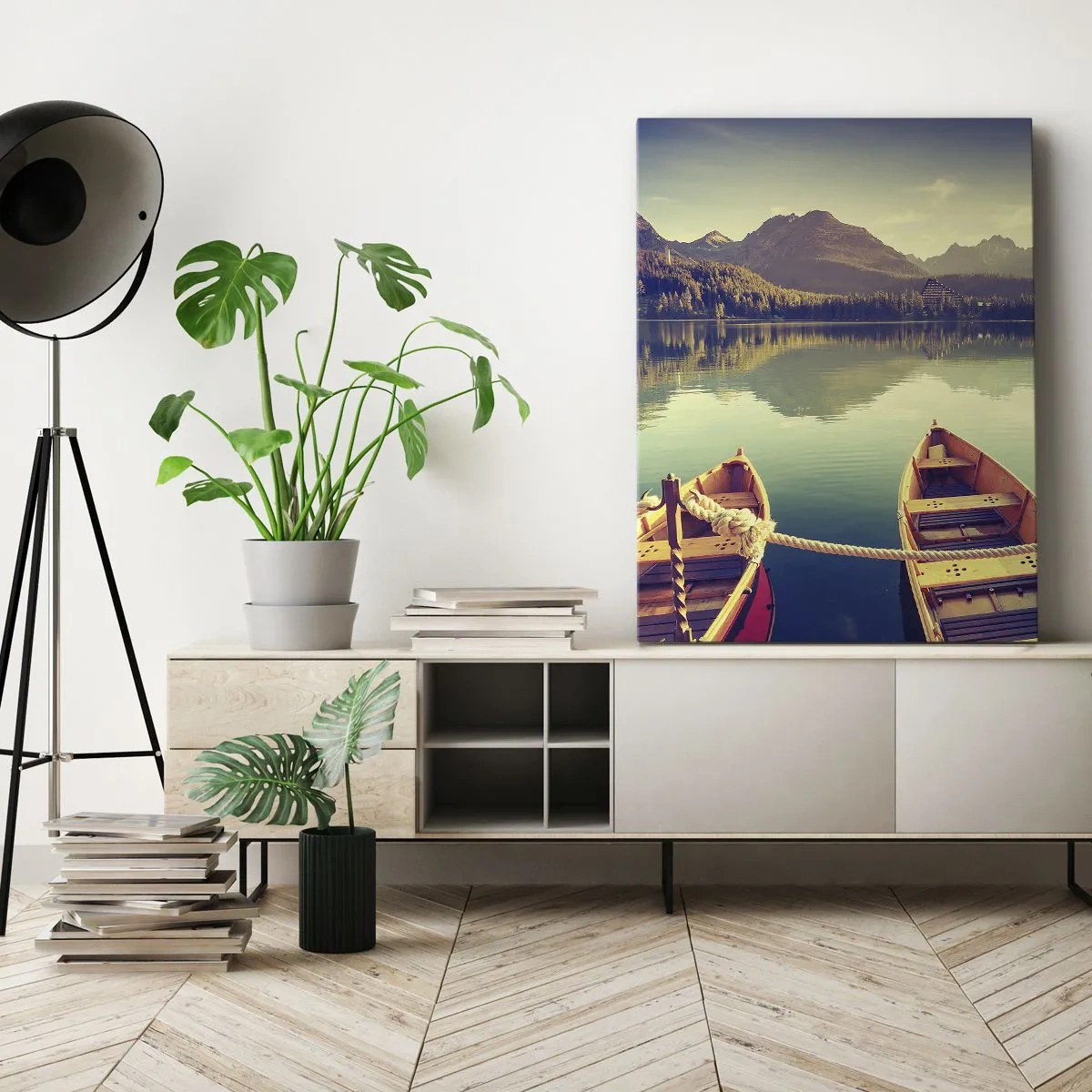 Canvas picture - Following Her Rules - 55x100 cm