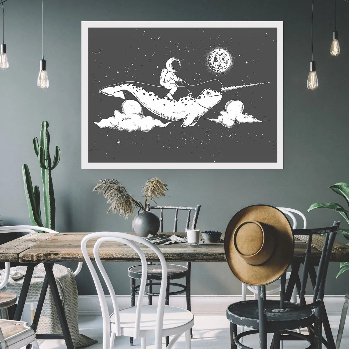 Poster - Space Rider - 40x30 cm