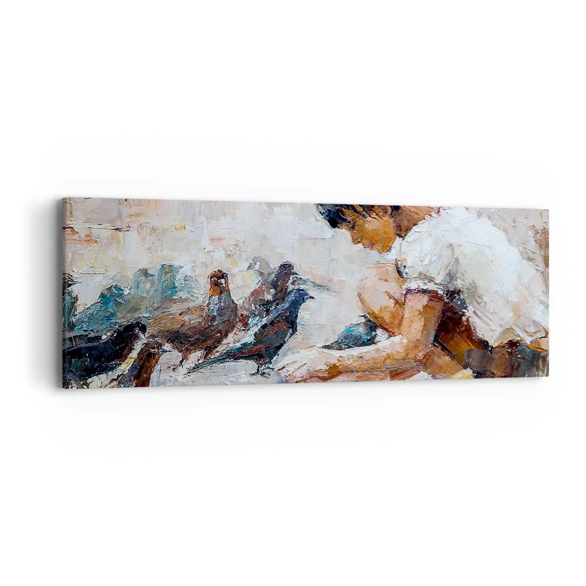 Canvas picture - The Little Ones - 90x30 cm