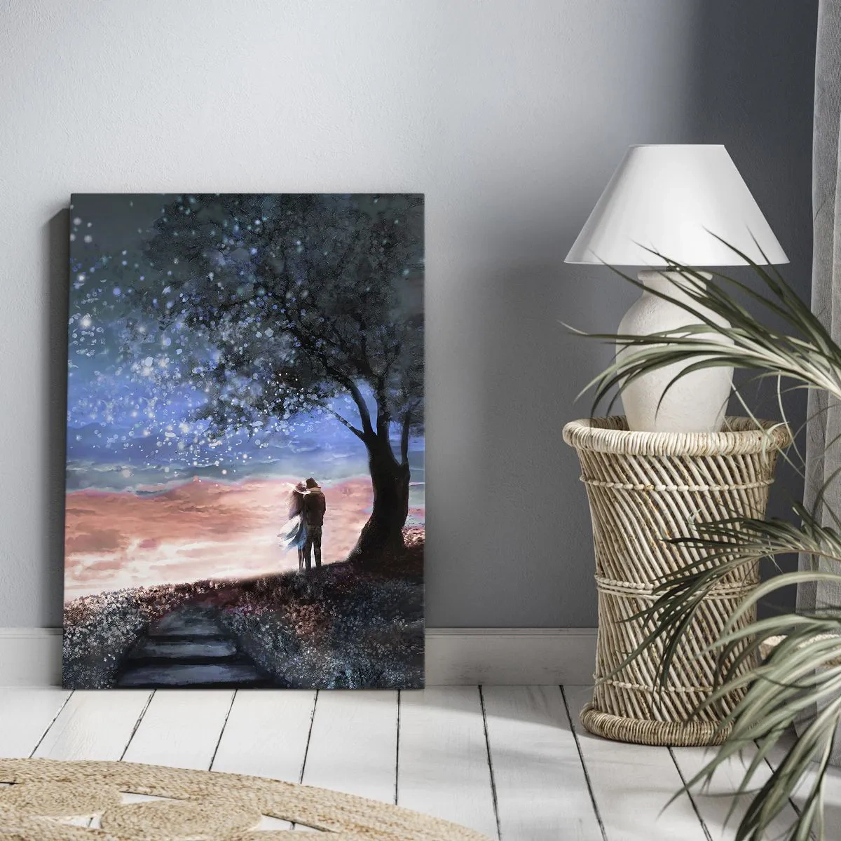 Canvas picture - Starry Spectacle - 65x120 cm