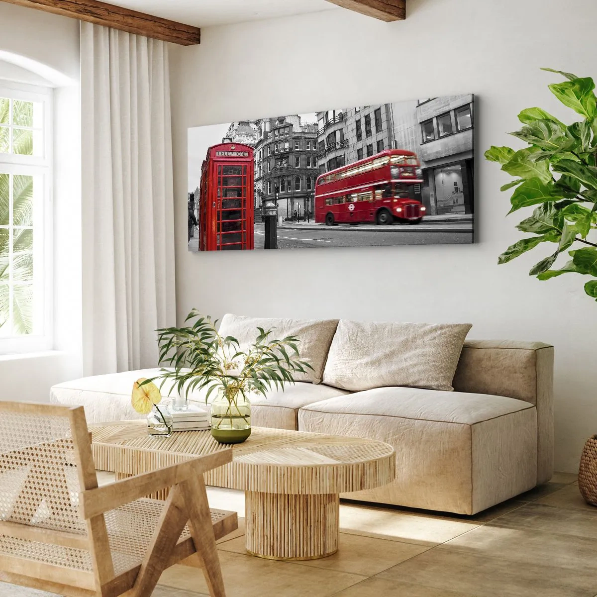 Canvas picture - The Reddest in Europe - 160x50 cm