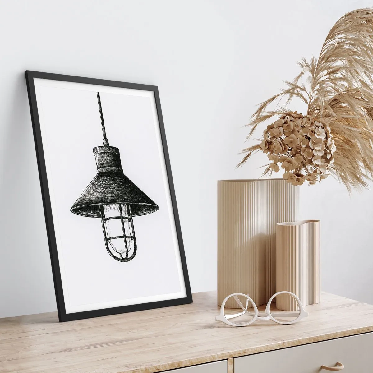 Poster in black frame - Like In the Old Days… - 70x100 cm