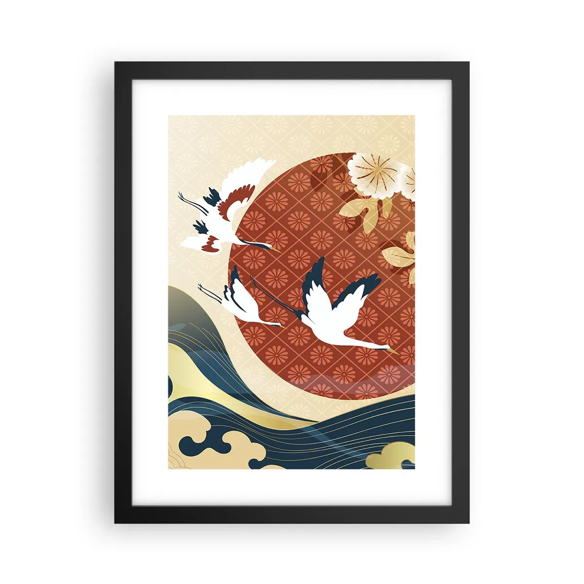Poster in black frame - Japanese Tale - 30x40 cm