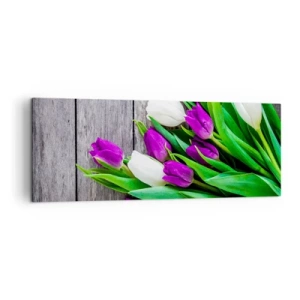 Canvas picture - On a Spring Holiday - 140x50 cm