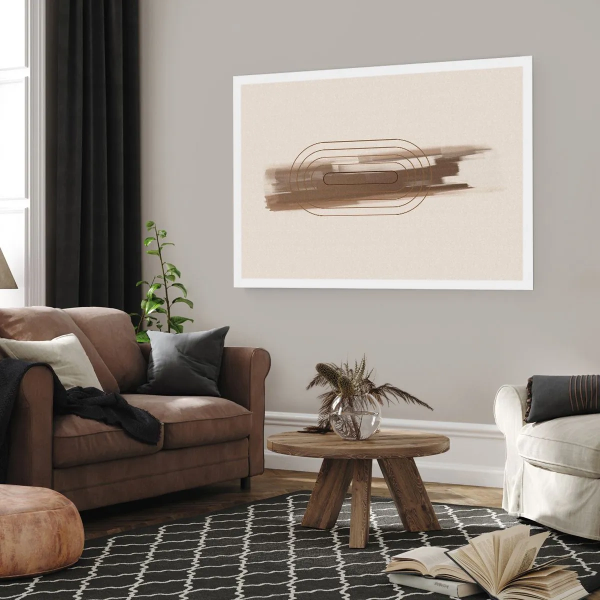 Poster - Blast of Grey - 100x70 cm