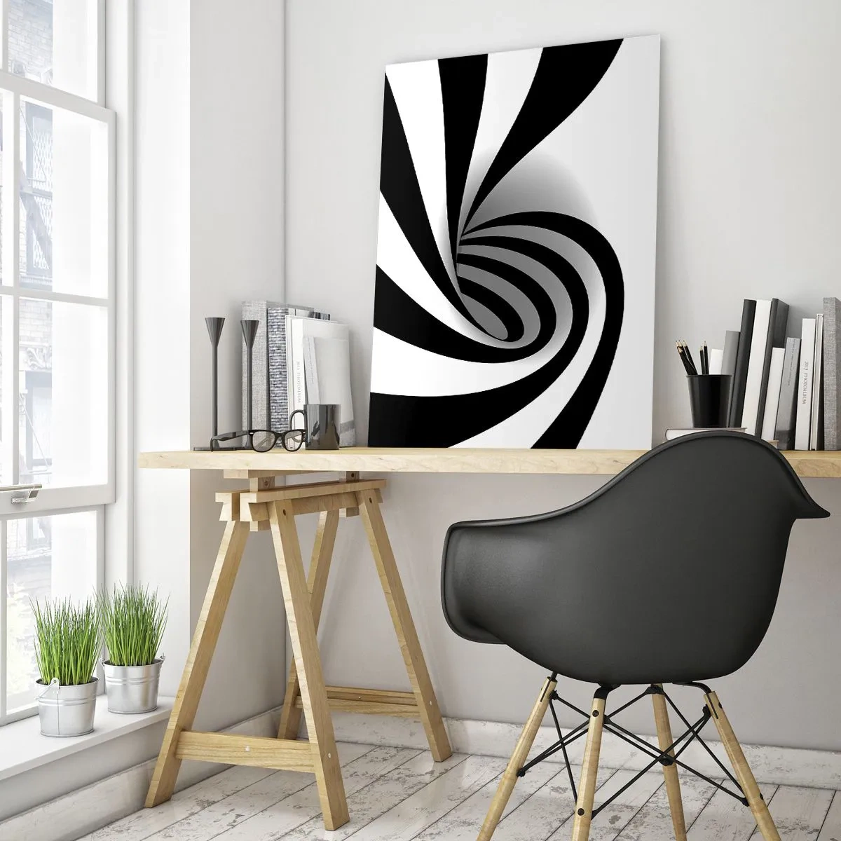 Glass picture - And Yet It Turns - 50x70 cm