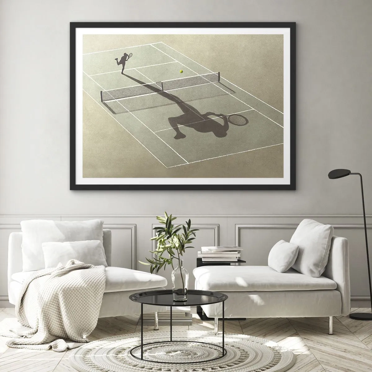 Poster in black frame - Overcoming Yourself - 70x50 cm