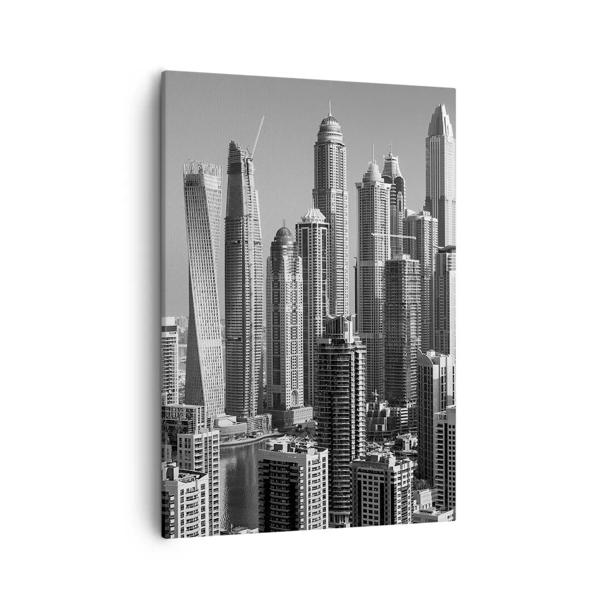 Canvas picture - City over a Desert - 50x70 cm