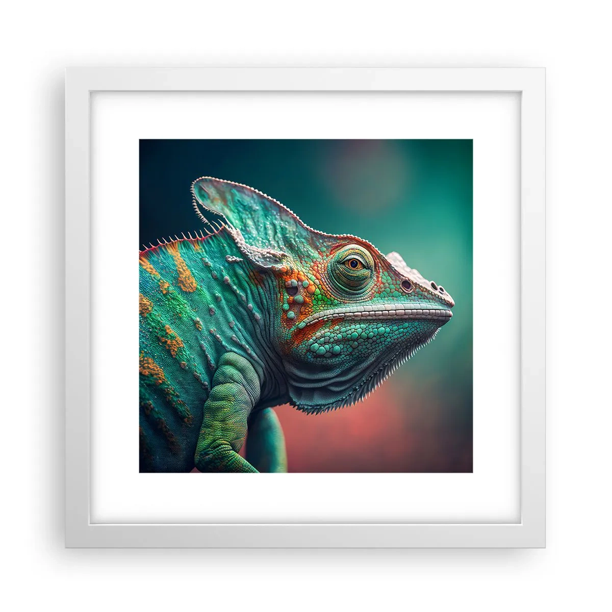 Poster in white frmae - Can You See Me? That's Too Bad... - 30x30 cm