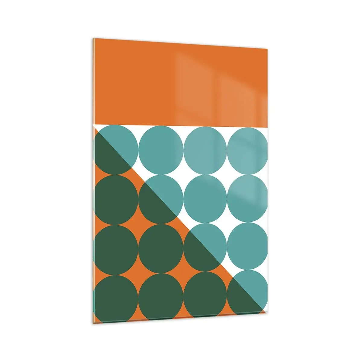 Glass picture - Upwards and Diagonally - 80x120 cm