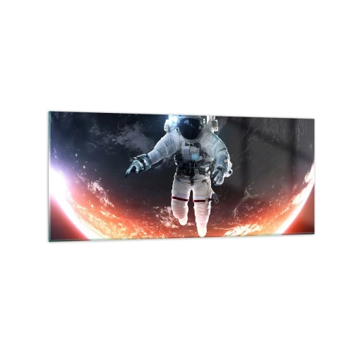 Glass picture - Can I Stay a Bit More? - 120x50 cm