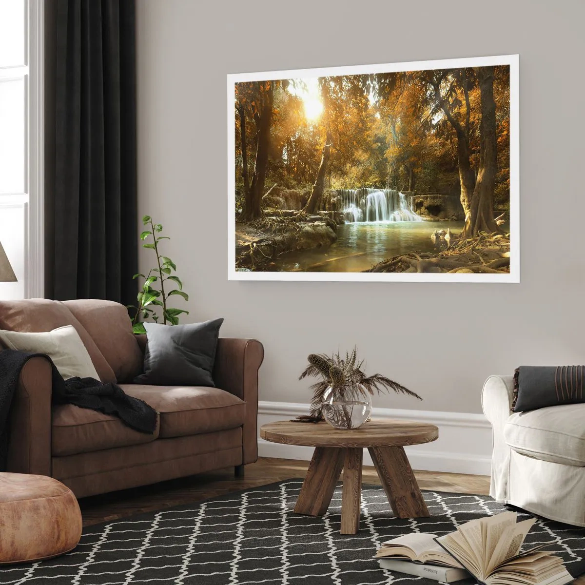 Poster - Park Cascade - 50x40 cm