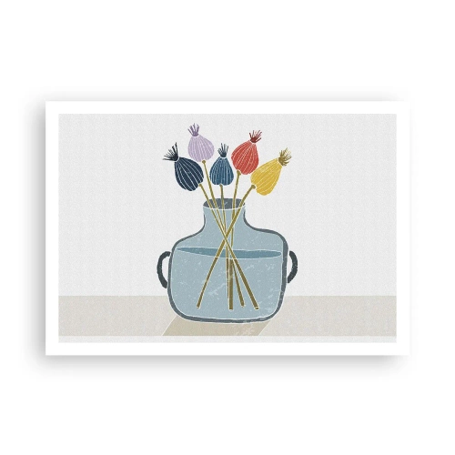 Poster - As Quiet as Poppies - 100x70 cm