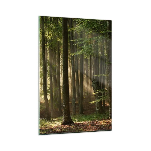 Glass picture - Beaming in Spring Morning - 80x120 cm