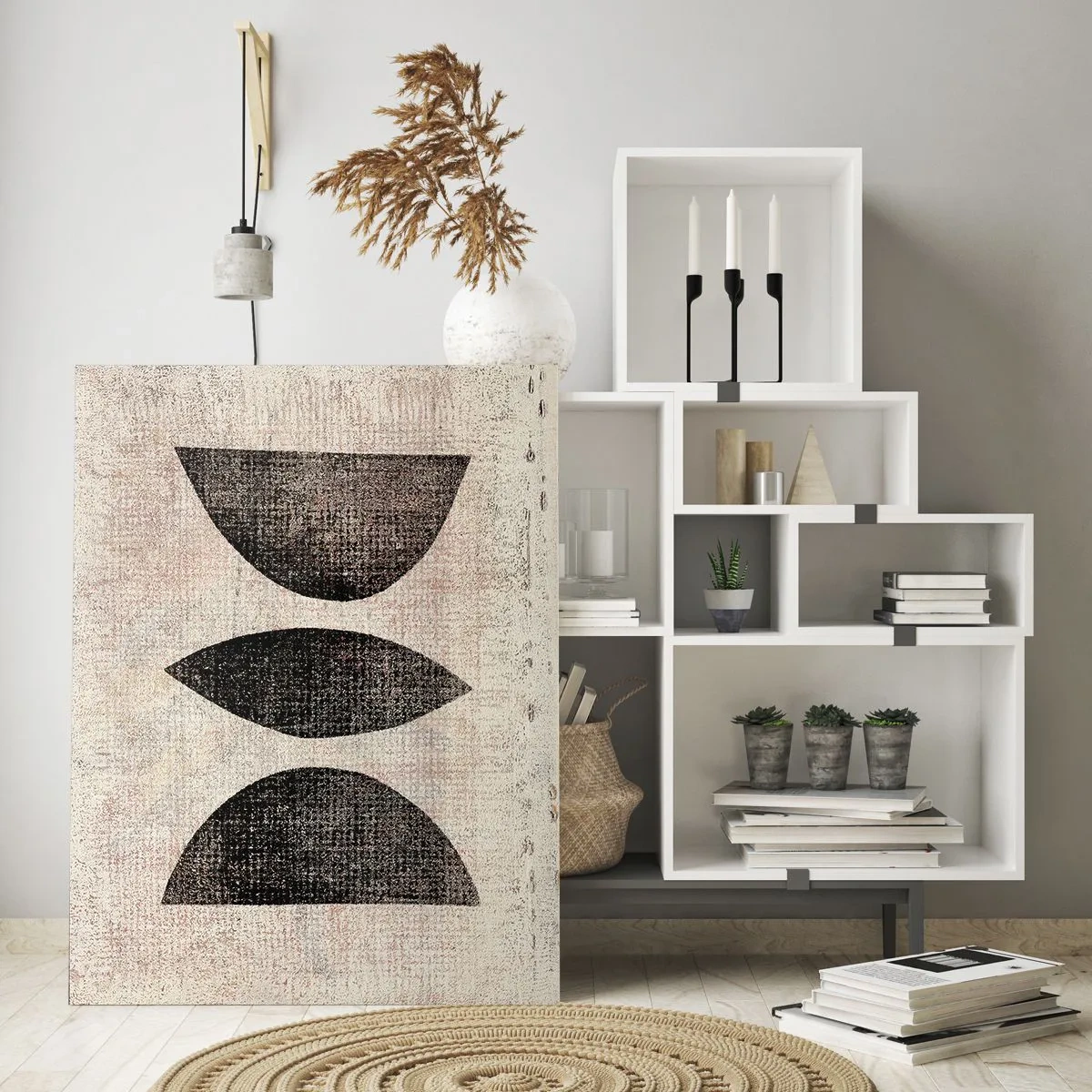 Glass picture - Ethnic Abstraction - 70x100 cm