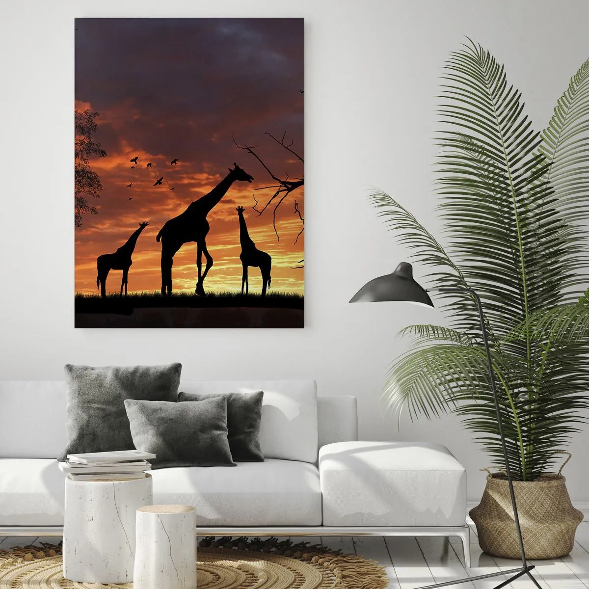 Glass picture - Small Dinner among Close Ones - 50x70 cm