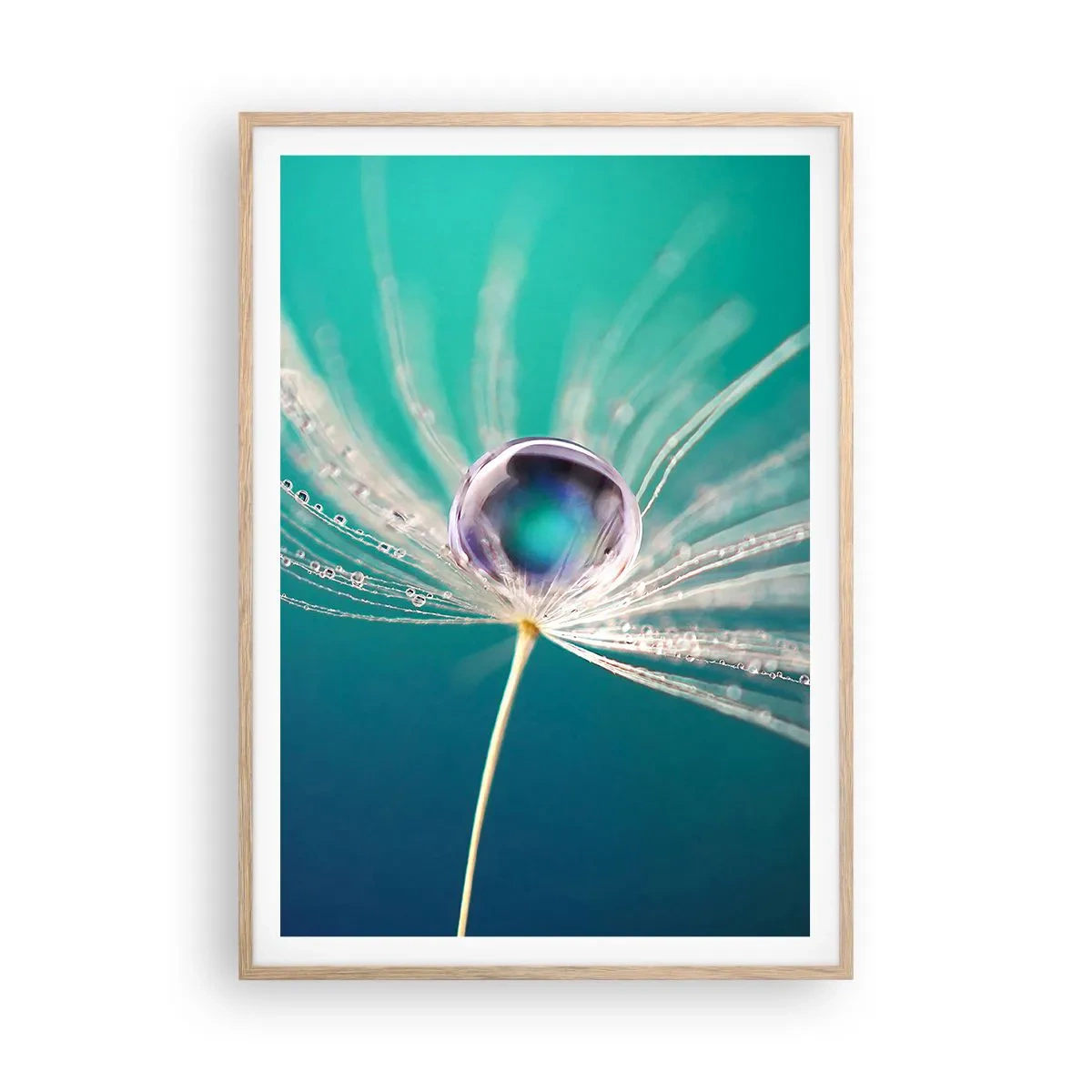 Poster in light oak frame - Mystical Moment - 70x100 cm