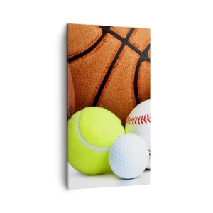 Canvas picture - Football Unites Us - 45x80 cm