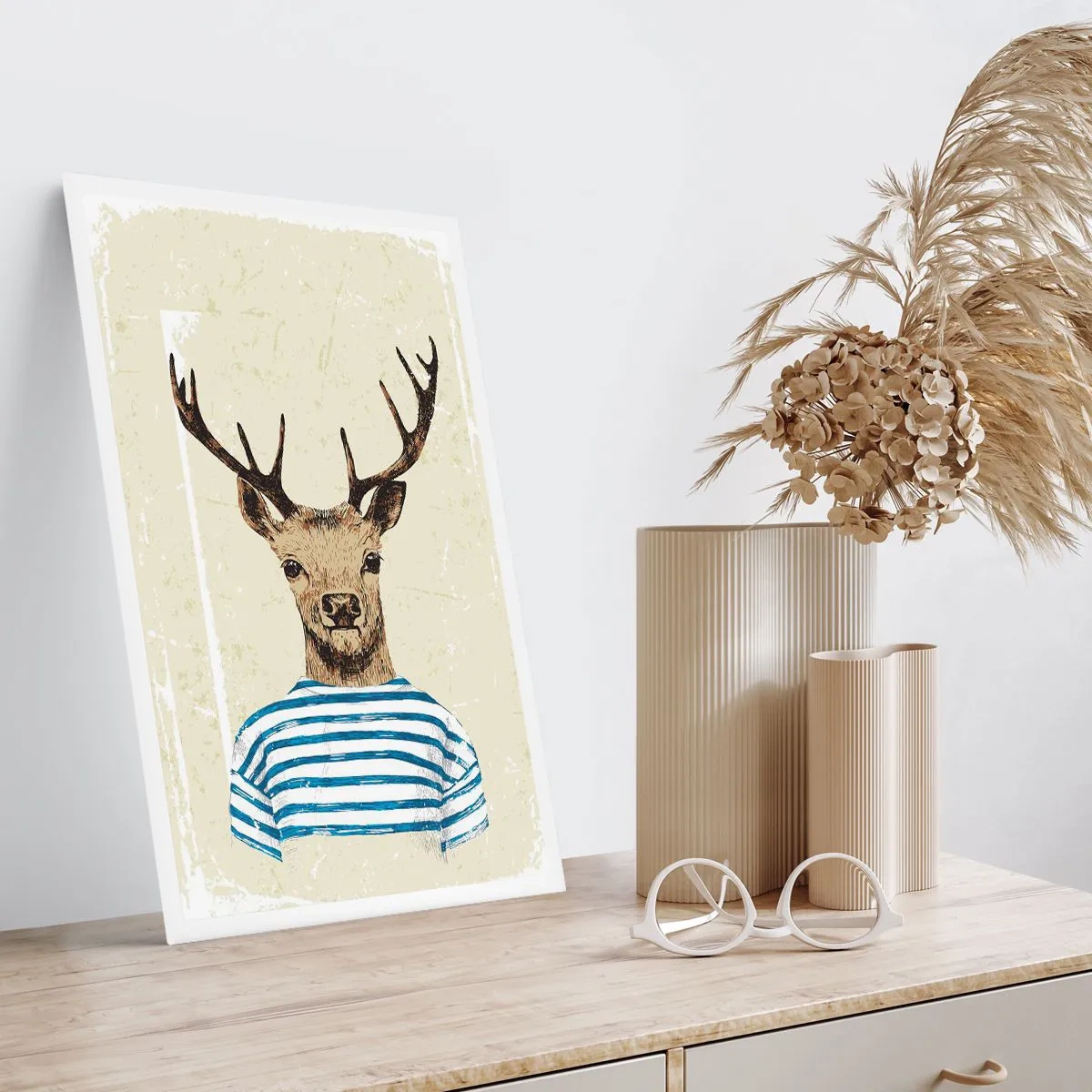 Poster - Becaue I Like Striped T-Shirts - 50x70 cm