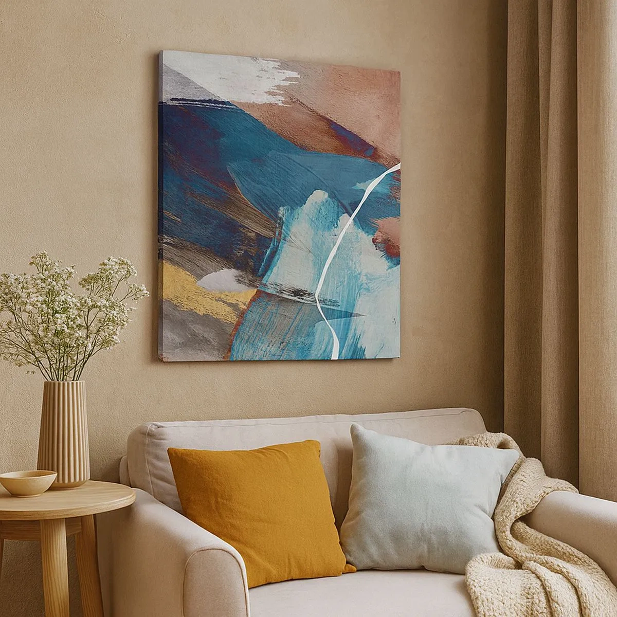 Canvas picture - With Panache and Energy - 30x30 cm