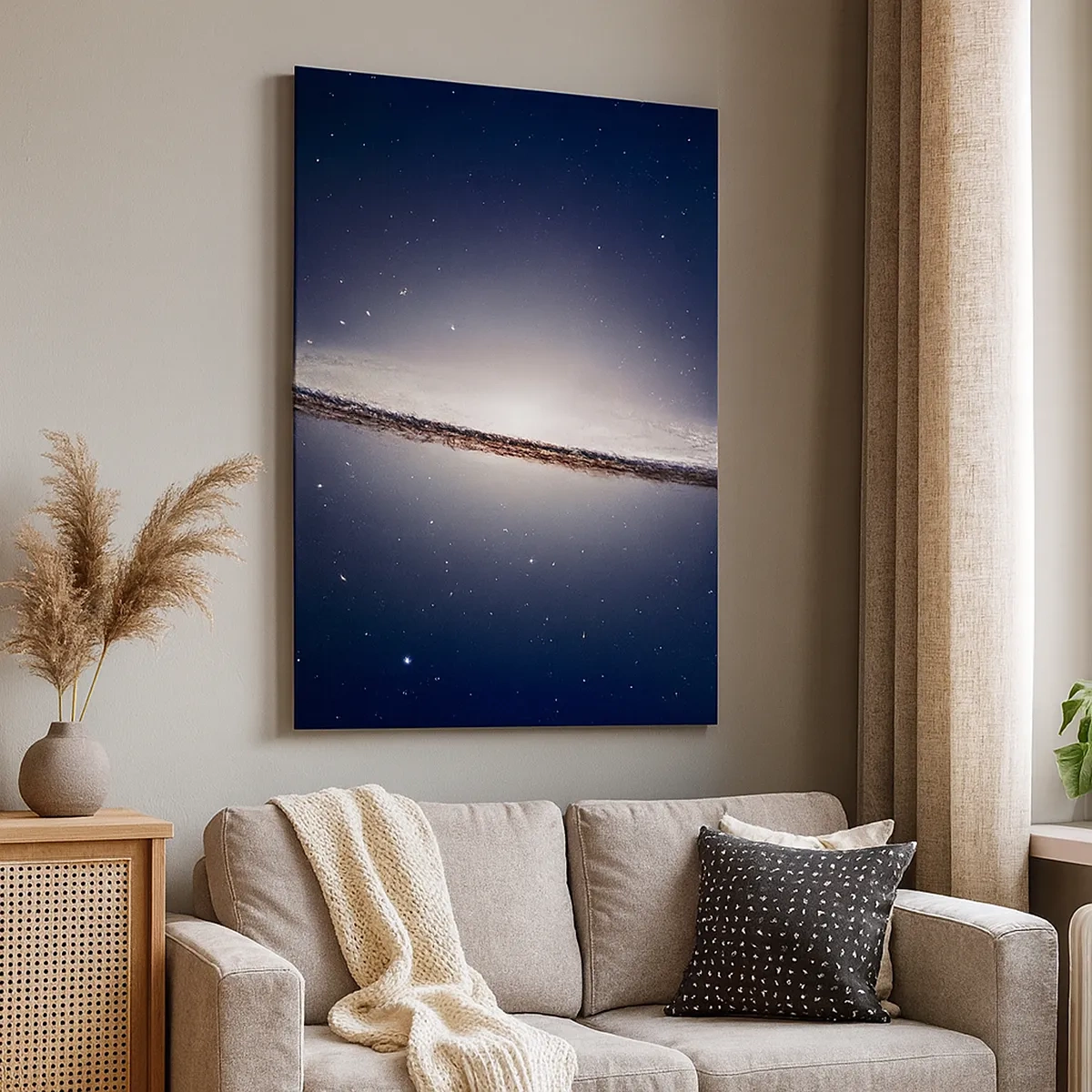 Canvas picture - A Long Time Ago in a Distant Galaxy - 50x70 cm