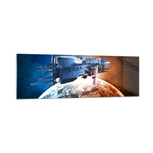 Glass picture - Careful Observer - 160x50 cm