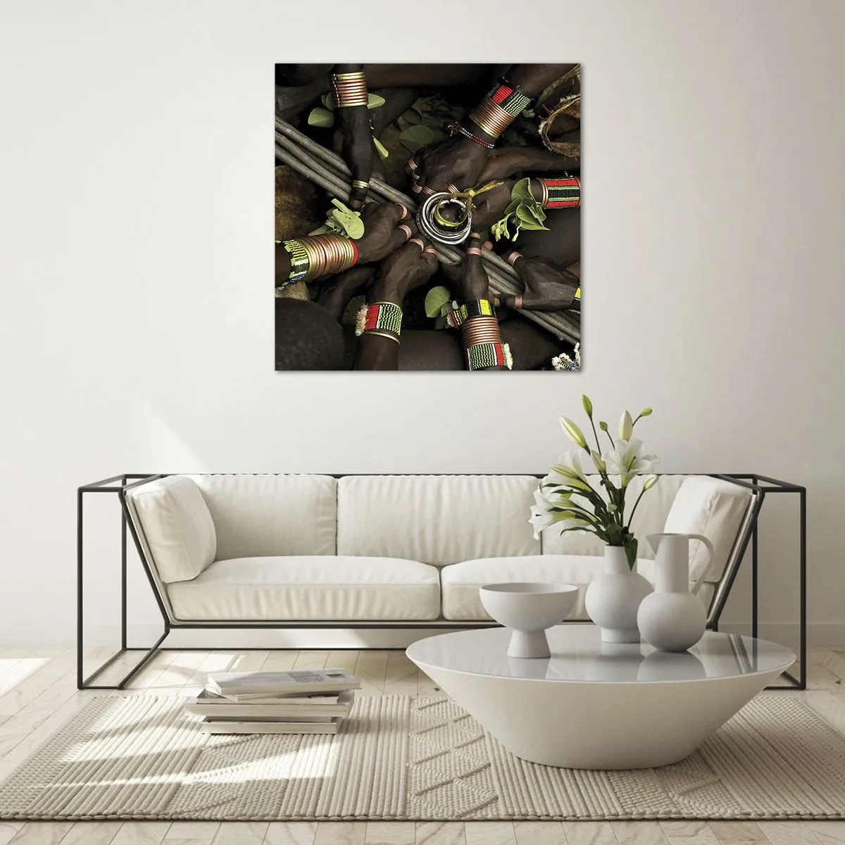 Glass picture - We Are Together - 50x50 cm