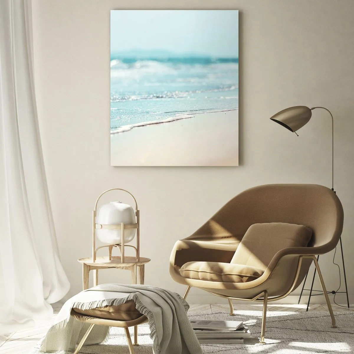 Glass picture - Warmth and Breeze - 80x120 cm