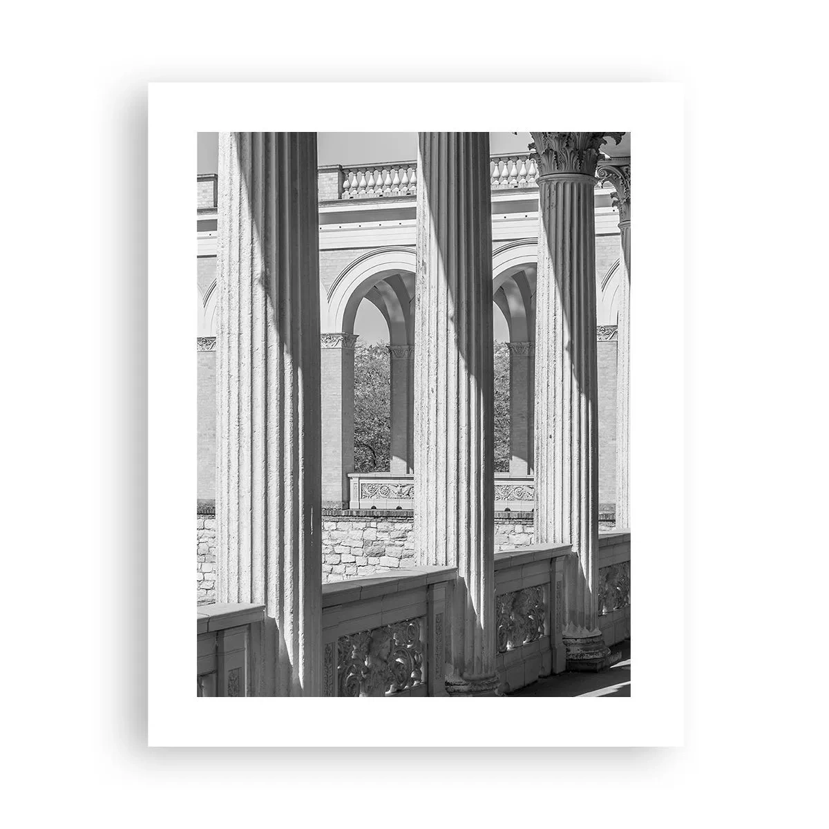 Poster - Sunny Arcade - 40x50 cm