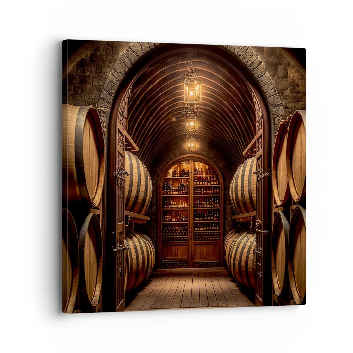 Canvas picture - Atmospheric Cellar - 30x30 cm