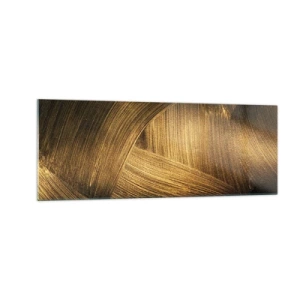Glass picture - In a Golden Labirynth - 140x50 cm