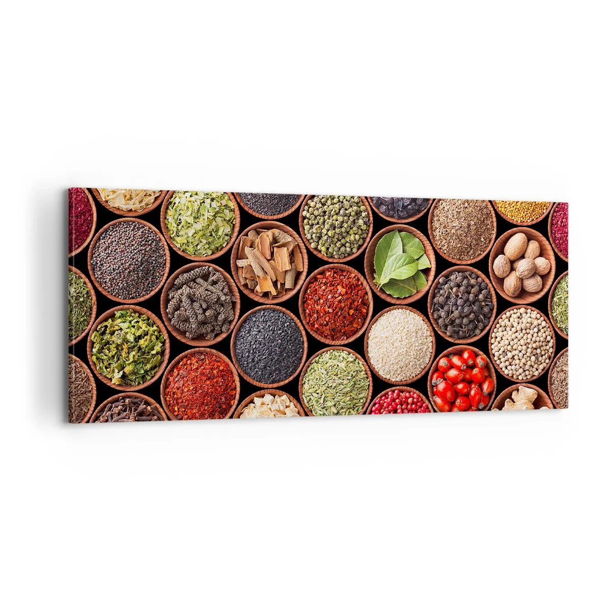 Canvas picture - All Flavours of the World - 100x40 cm