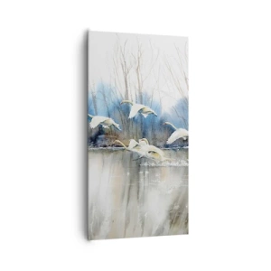 Canvas picture - Like in a Fairy Tale about Wild Swans - 65x120 cm