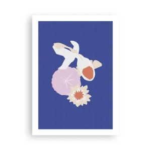 Poster - Composition of Flowers and Buds - 50x70 cm