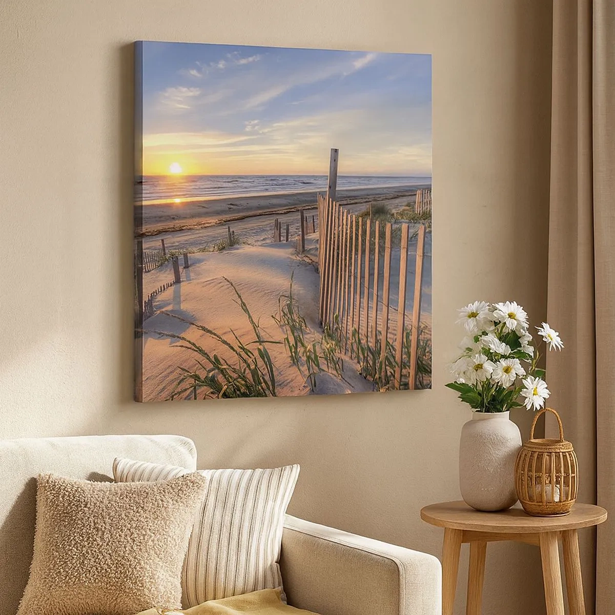 Canvas picture - Light and Shade of the Wind - 30x30 cm