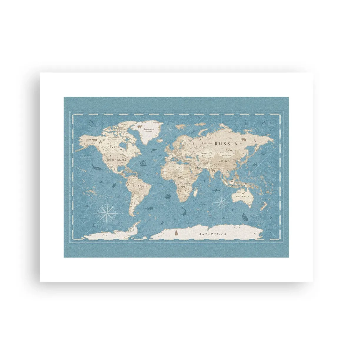 Poster - World Within Your Fingertips - 40x30 cm