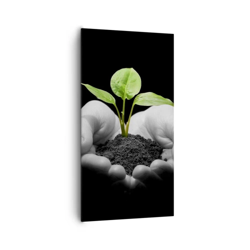 Canvas picture - I Love Nature, I Protect It - 65x120 cm