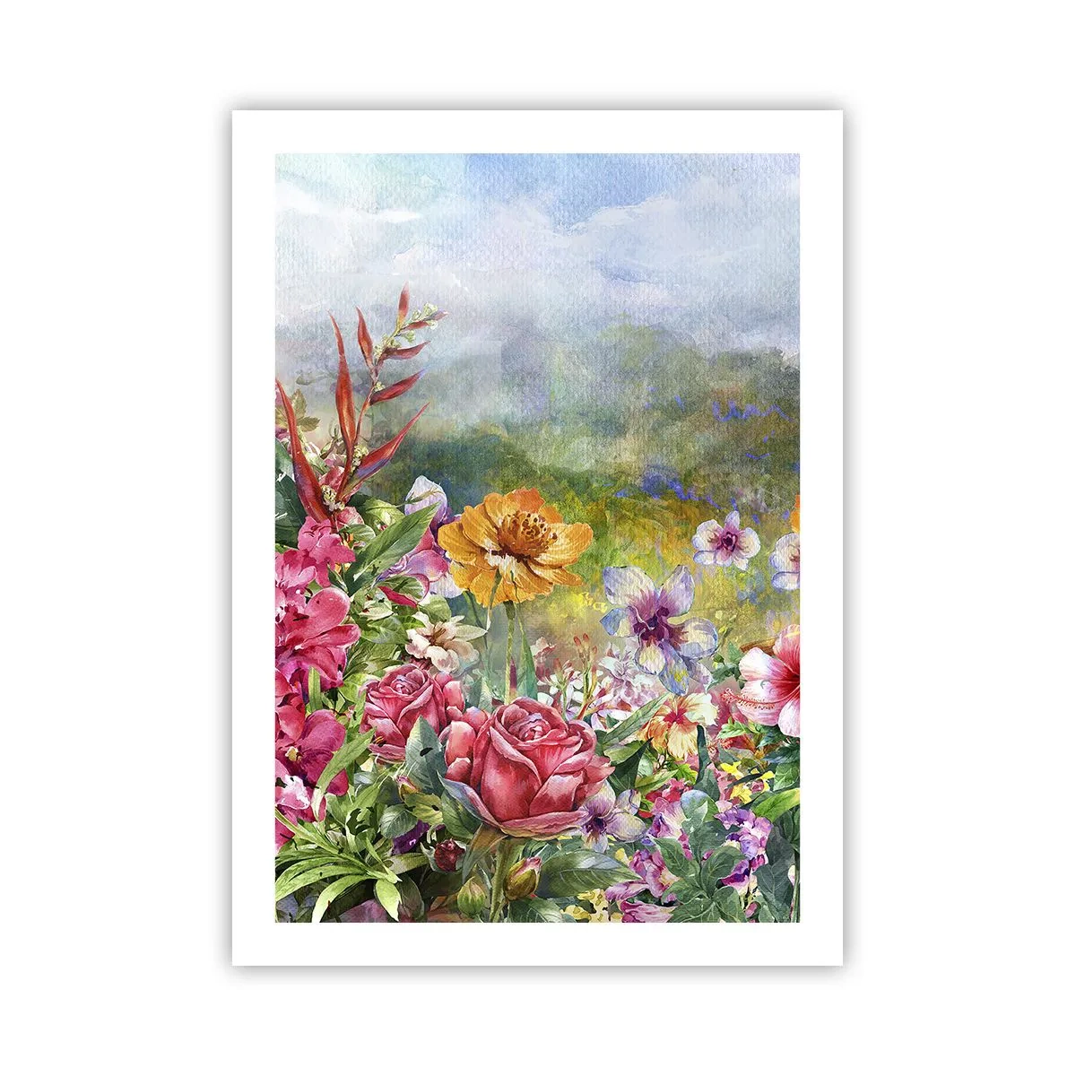 Poster - Garden which Went Crazy - 50x70 cm