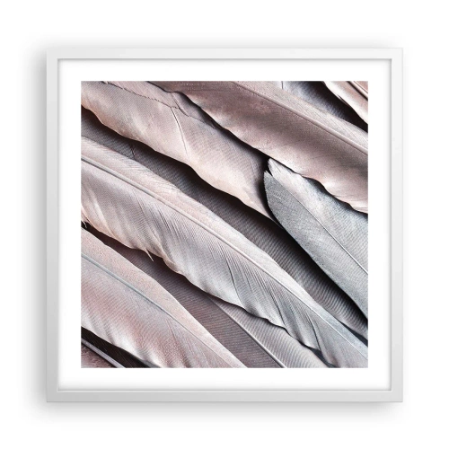 Poster in white frmae - In Pink Silverness - 50x50 cm