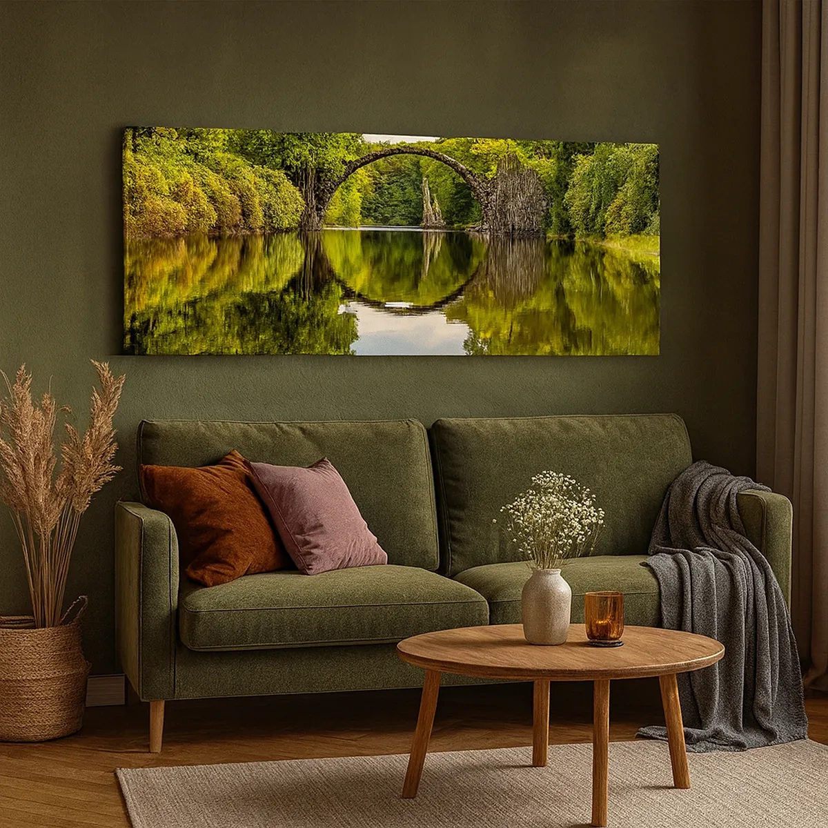 Canvas picture - At the Crossroads of Two Worlds - 30x30 cm