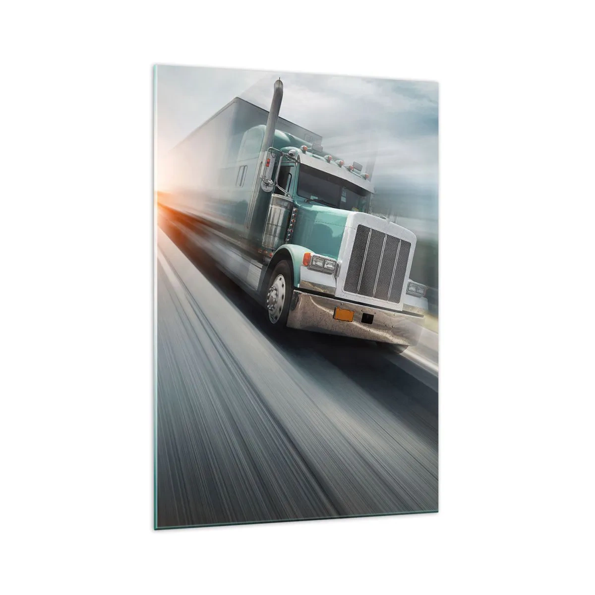 Glass picture - American Giant in the Rush - 70x100 cm
