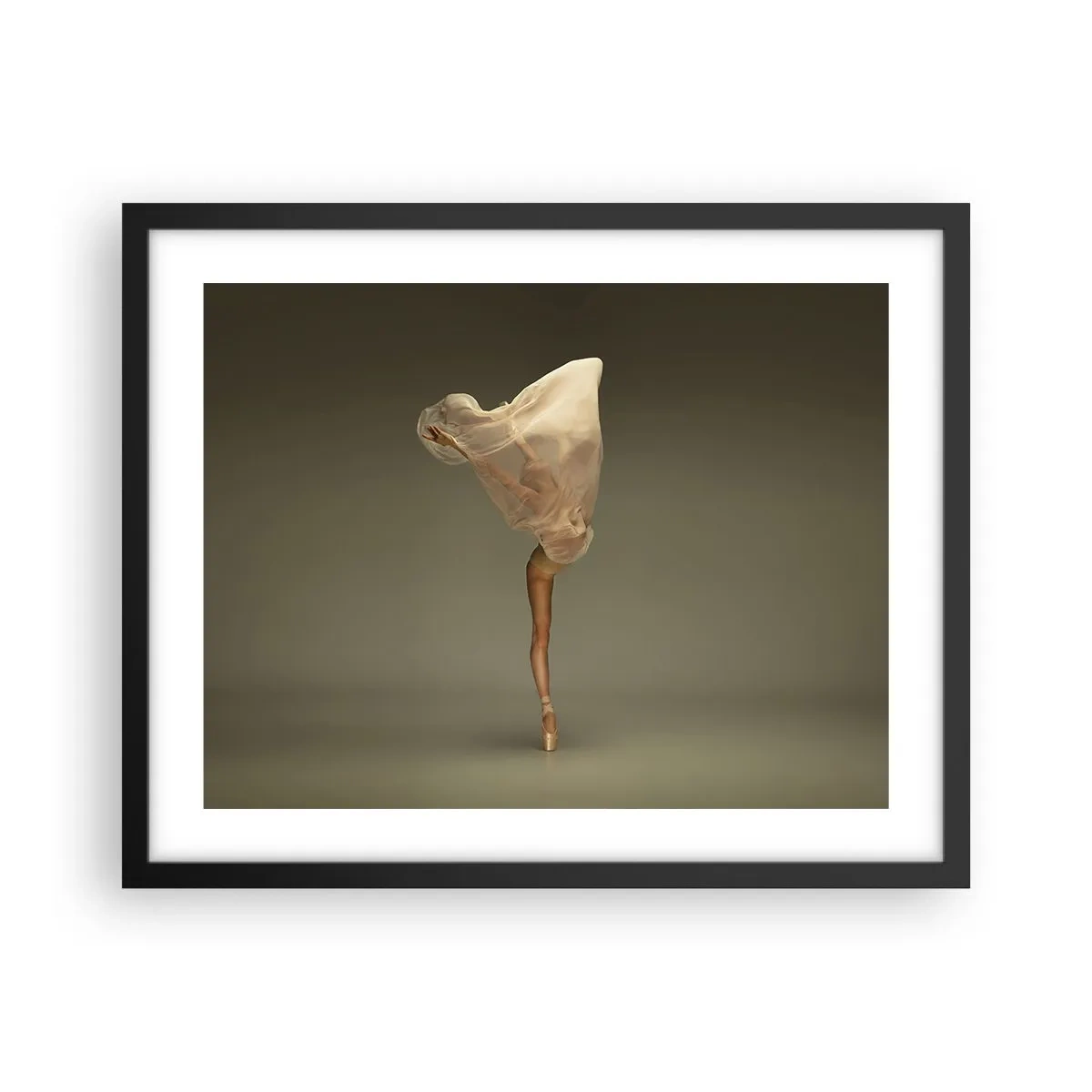 Poster in black frame - About To Fly - 50x40 cm