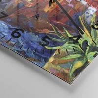 Clock face with numbers