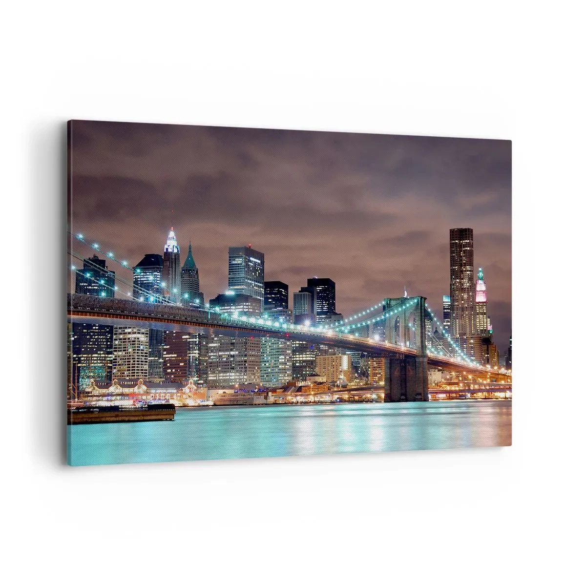 Canvas picture - Big City Lights - 120x80 cm