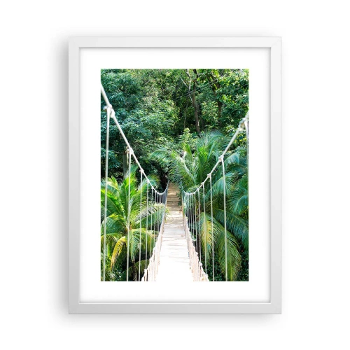 Poster in white frmae - Welcome to the Jungle! - 30x40 cm