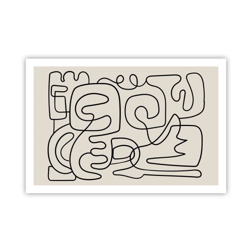 Poster - Tracing - 91x61 cm